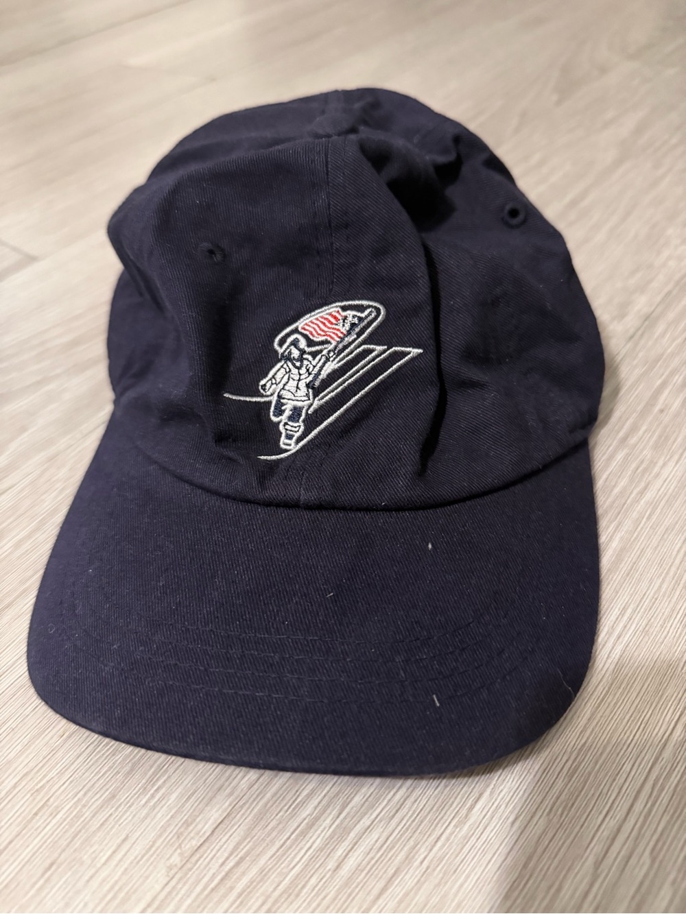 Kids Navy Embroidered Skier Baseball Cap - Unbranded